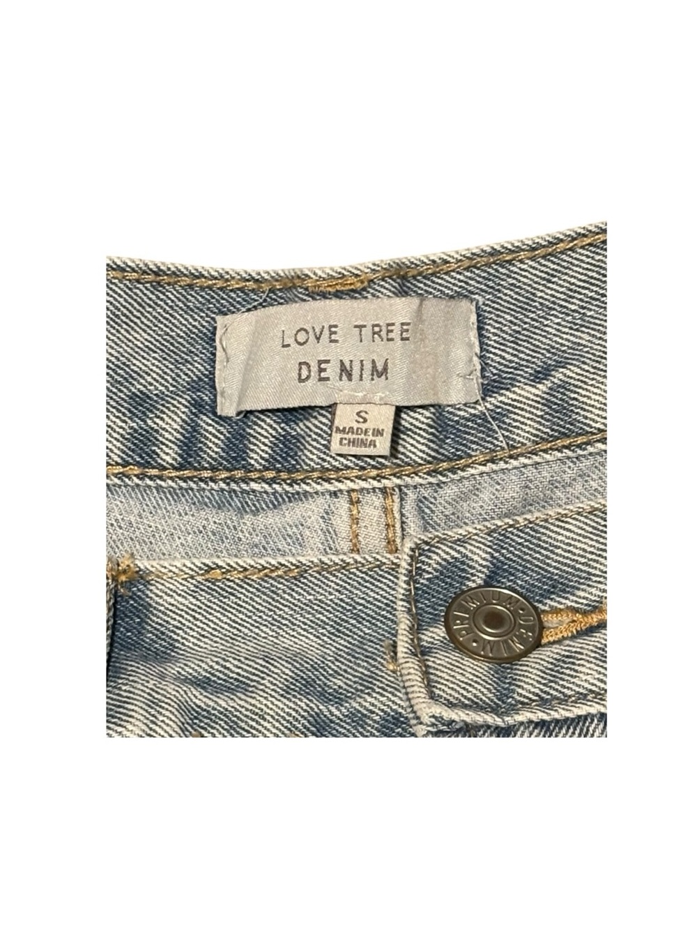 Love Tree Denim Distressed Shorts - Picture 3 of 4